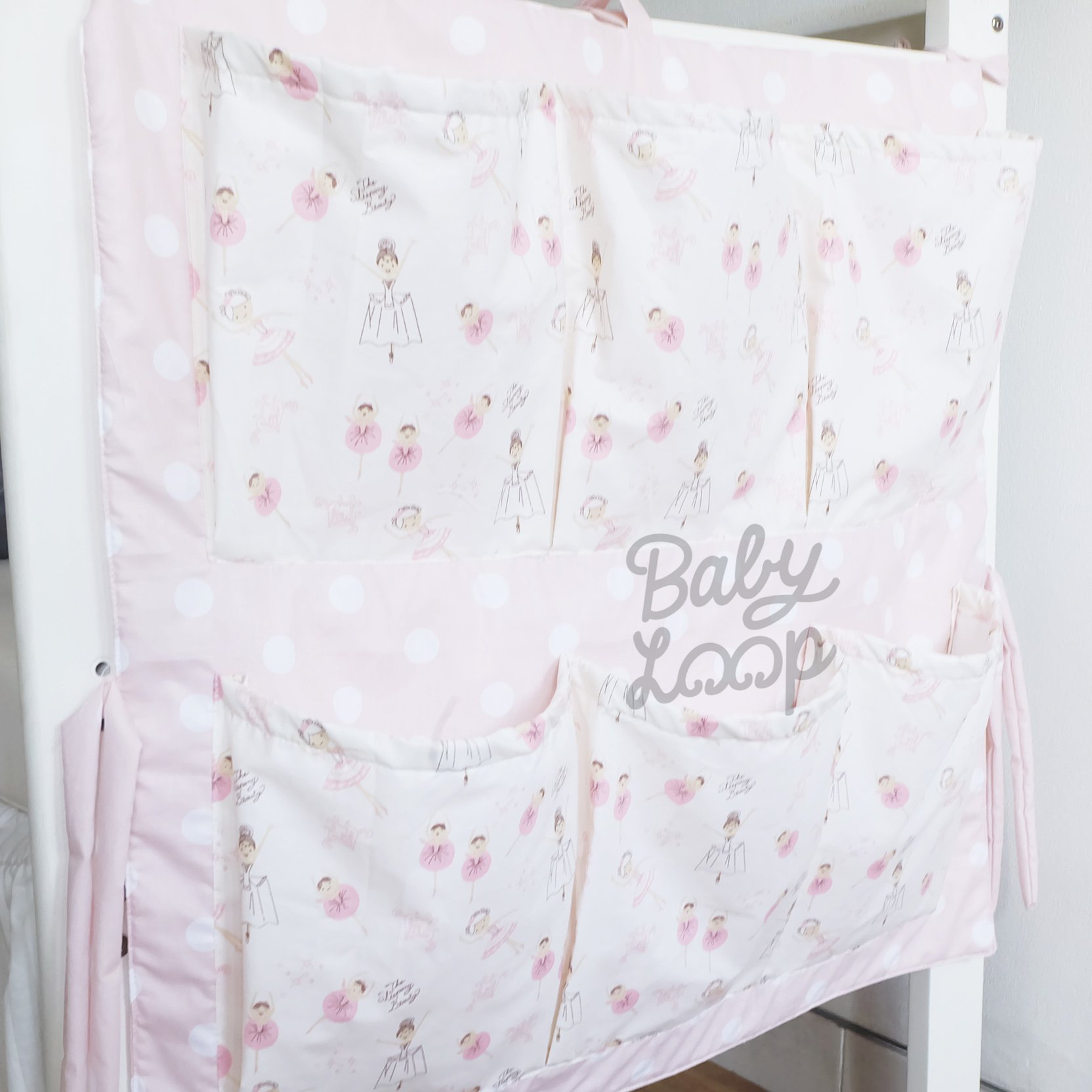 Crib Organizer 6 Pocket (Pre Order) - Baby Loop
