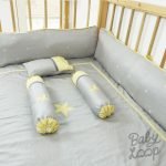 Bedding Special Bumper Star Grey Mix Yellow (Pre Order) - Image 4