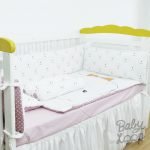 Bedding Printed Cotton Set White Bear (Pre Order) - Image 2