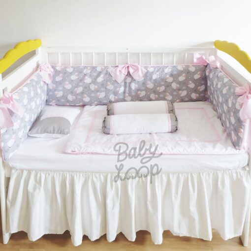 Bedding Cotton Set Grey Sheep (Pre Order)