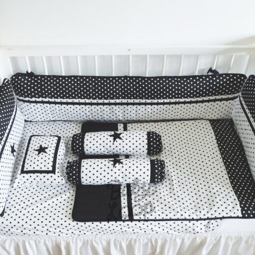 Bedding Classic Set Black & White Polka (Pre Order) - Image 4