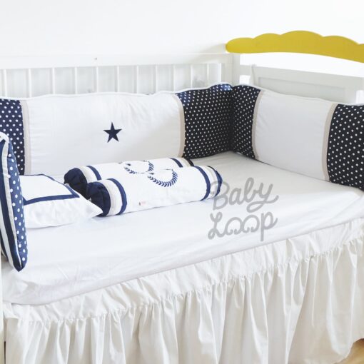 Bedding Classic Set Polka Navy (Pre Order) - Image 2