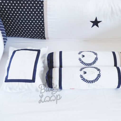 Bedding Classic Set Polka Navy (Pre Order) - Image 4
