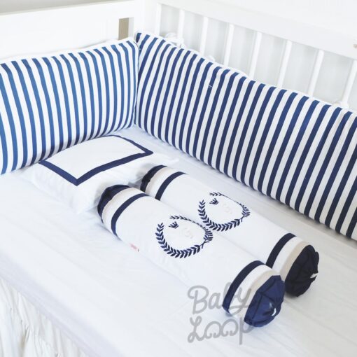 Bedding Classic Set Navy Stripe (Pre Order) - Image 3