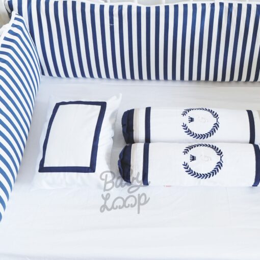 Bedding Classic Set Navy Stripe (Pre Order) - Image 4