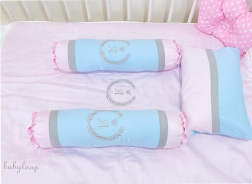 Bed Cover Set Toddler Pink Blue (Pre Order)