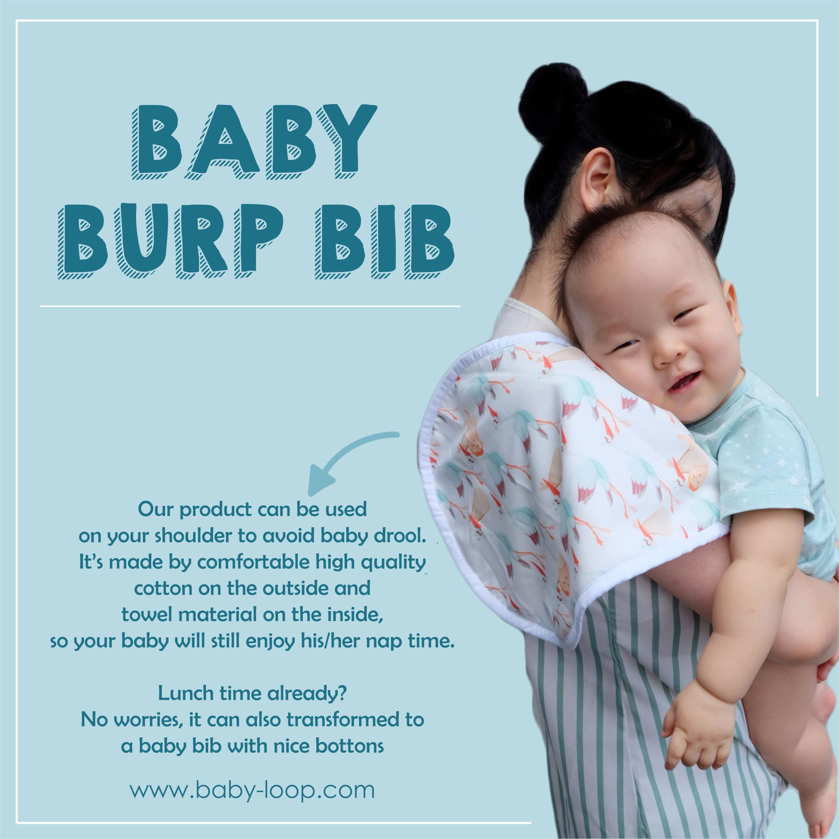baby burp bibs