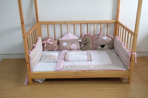 Bedding Special Bumper Animal Brown (Pre Order)