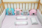 Bedding Special Bumper Animal Tosca Mix Pink (Pre Order)