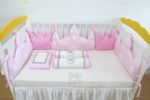 Bedding Special Bumper Crown Pink (Pre Order)