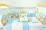 Bedding Special Bumper House Gold Blue (Pre Order)