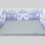 Bedding Special Bumper House Purple Grey (Pre Order)