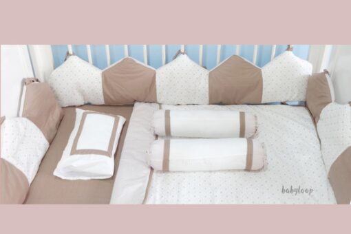 Bedding Special Bumper Pagar Brown (Pre Order)