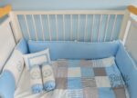 Bedding Classic Set White Blue Mix Local Cotton (Pre Order)