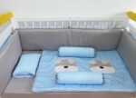 Bedding Classic Set Grey Blue Dog (Pre Order)