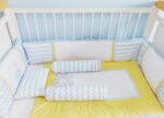 Bedding Classic Set Chevron Blue Mix Yellow (Pre Order)
