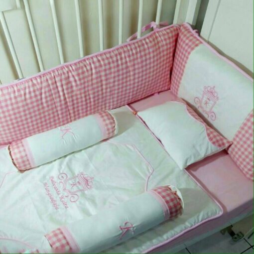 Bedding Classic Set Grid Pink (Pre Order)