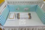 Bedding Classic Set Three Bears Tosca Mix Chevron Tosca (Pre Order)