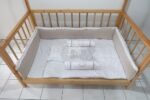 Bedding Silver Edge White Beige (Pre Order)