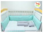 Bedding Diamond Set Tosca Polka Grey (Pre Order)