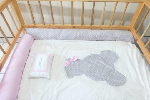 Bedding Handmade Set Bear Polka grey (Pre Order)