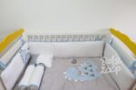 Bedding Handmade Set Dino Polka Grey (Pre Order)