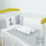 Bedding Handmade Set Jerapah Grey Yellow (Pre Order)