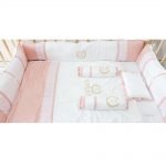 Bedding Lace Set White Peach (Pre Order)