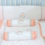 Bedding Lace Set White Peach Grey (Pre Order)
