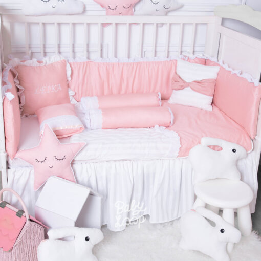 Bedding Lace Set Polka Peach (Pre Order)