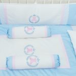 Bedding Lace Set White Pink Blue (Pre Order)