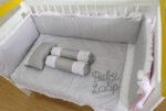 Bedding Lace Set Polka Grey (Pre Order)