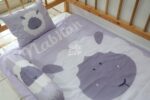 Bedding Printed Cotton Set Sheep Grey (Pre Order)