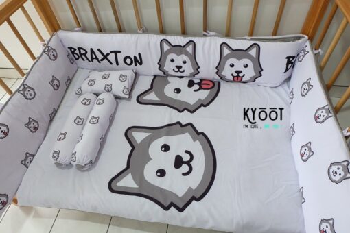 Bedding Printed Cotton Set Husky (Pre Order)