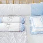 Bedding Diamond Set White Blue Polka Grey (Pre Order)