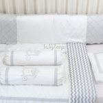 Bedding Diamond Set White Grey (Pre Order)
