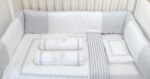 Bedding Diamond Set White Grey (Pre Order)