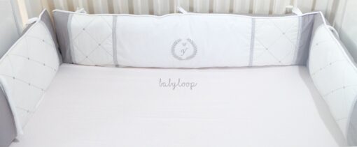 Bedding Diamond Set White Mix Grey (Pre Order)