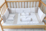 Bedding Diamond Set White Beige (Pre Order)