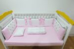 Bedding Diamond Set White Pink Rabbit (Pre Order)