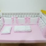 Bedding Diamond Set White Pink Rabbit (Pre Order)