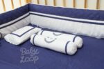 Bedding Diamond Set White Navy (Pre Order)
