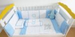 Bedding Diamond Set White Blue (Pre Order)