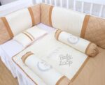 Bedding Diamond Set Cream Mix Brown (Pre Order)