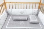 Bedding Diamond Set White Grey Rabbit (Pre Order)