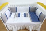 Bedding Diamond Set White Grey Navy (Pre Order)