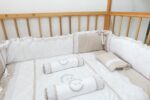 Bedding Diamond Set White Beige Lace (Pre Order)