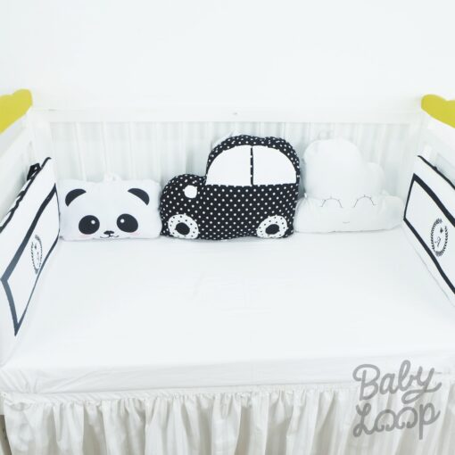 Bedding Special Bumper Cars Polka Black (Pre Order)