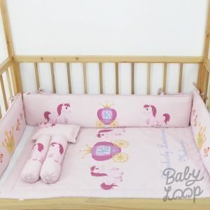 Bedding Special Bumper Unicorn Pink Pre Order Baby Loop