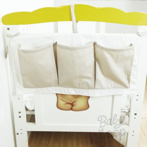 Crib Organizer 3 Pocket - Japanese Cotton (Pre Order)